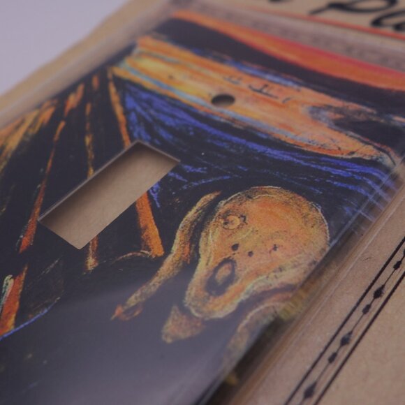Art Plates Switchplate Single-Gang Switch Plate feat Edvard Munch's The Scream - Picture 16 of 16